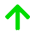 green arrow pointing up icon
